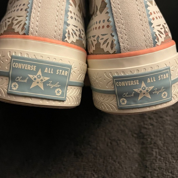 Converse Chuck Taylor Lift Day Of The Dead Shoe A12439C Women Size 7 NWOB - Picture 11 of 15